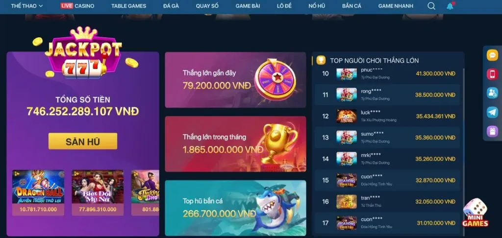 Game bắn cá đồ họa đỉnh cao với hiệu ứng đẹp mắt